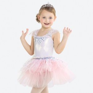 Revolution Dancewear Princess Costume Leotard Tutu with Ballet Slippers